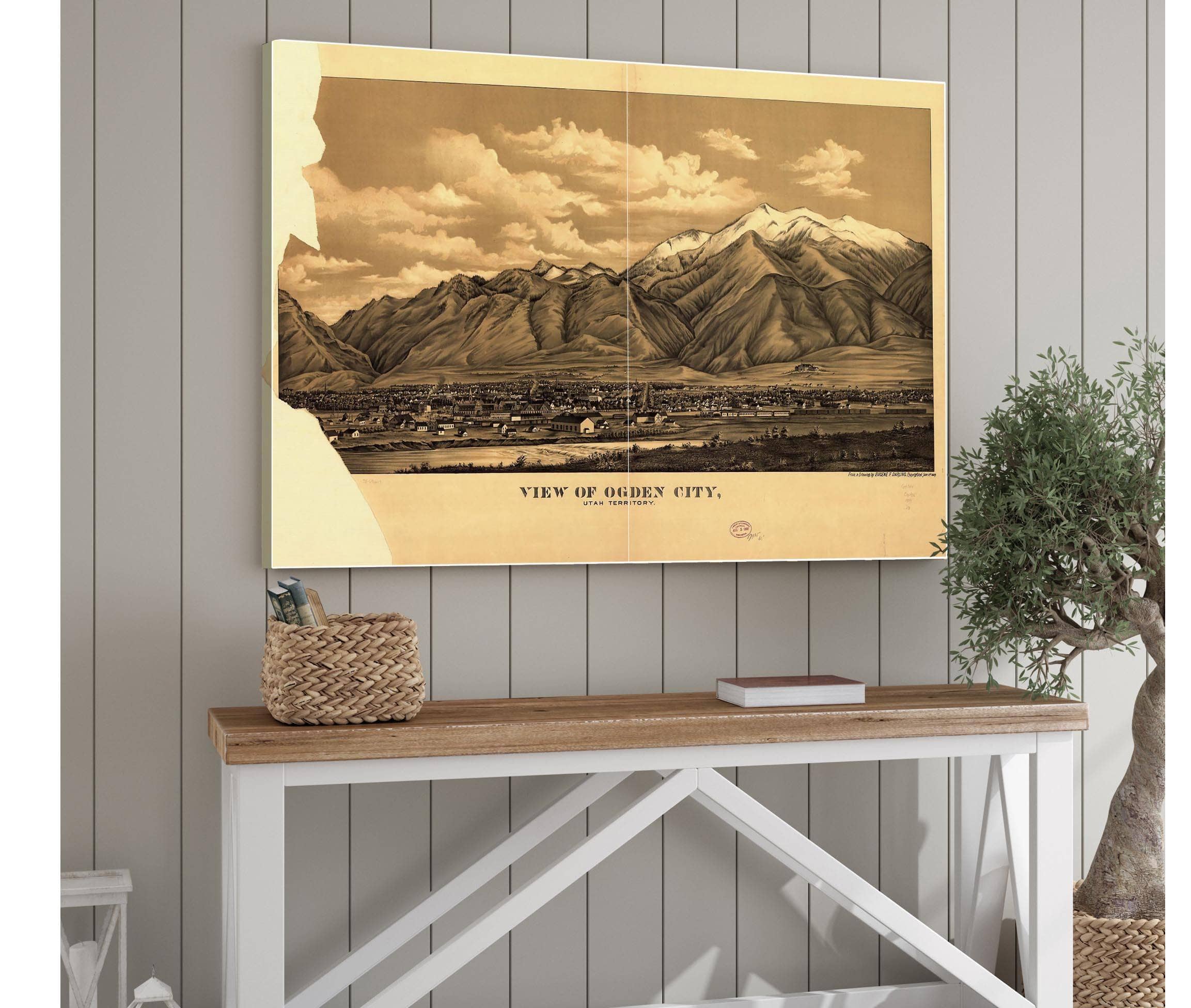 View Of Ogden City Utah Territory State Of Utah - Image 6