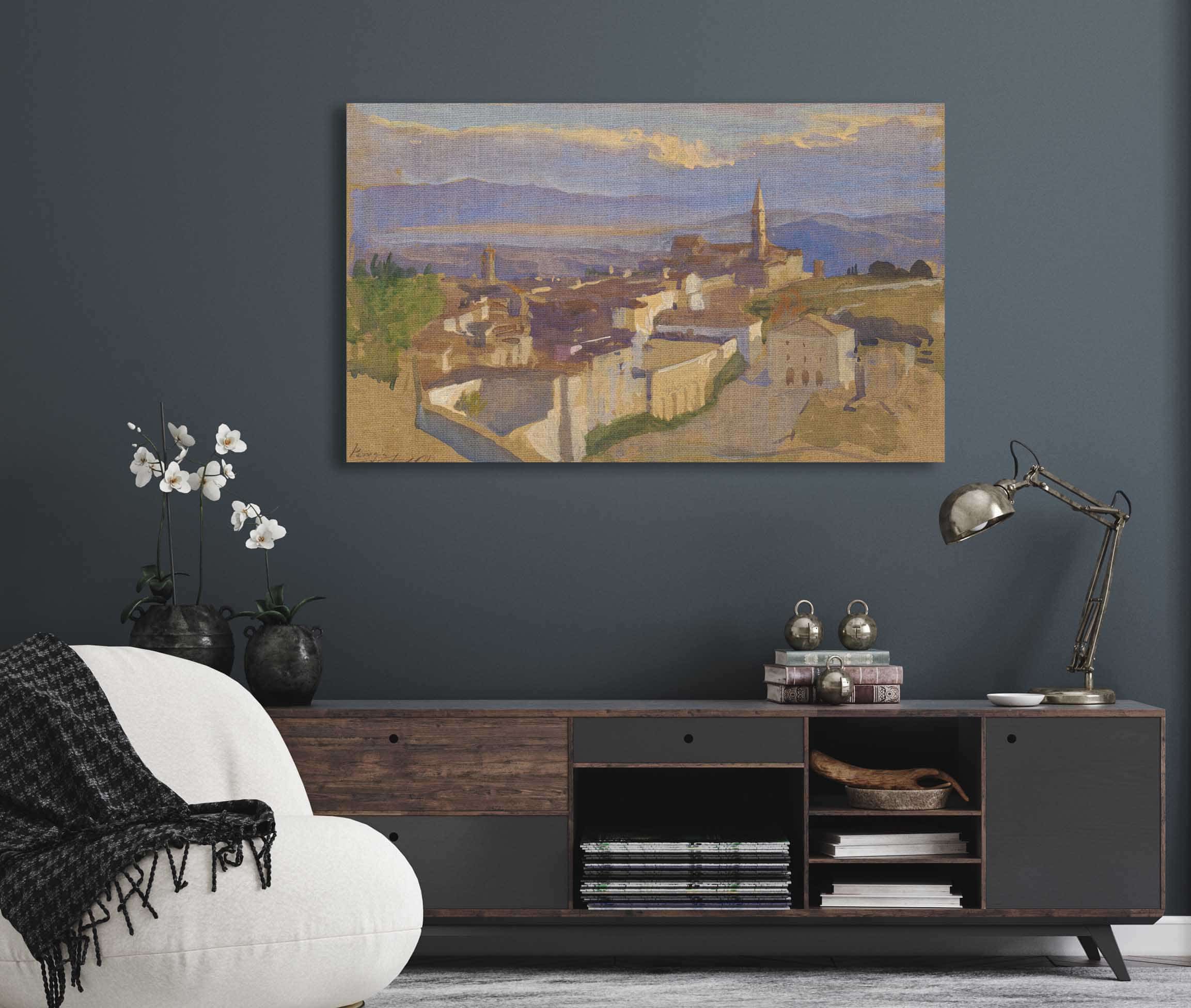 View Of Perugia by Edwin Austin Abbey - Image 5