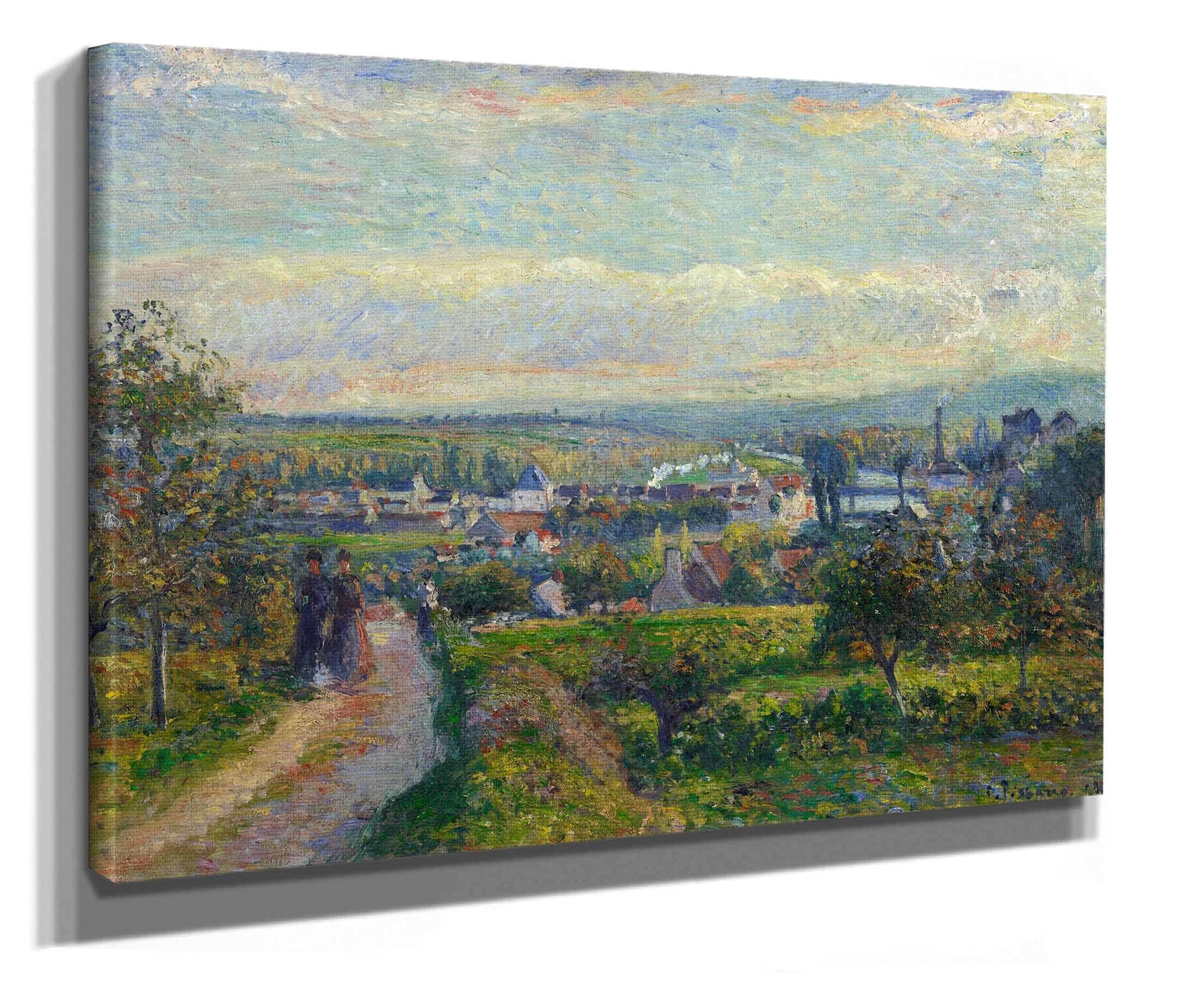 View Of Saint Ouen Laumone by Camille Pissarro - Image 2