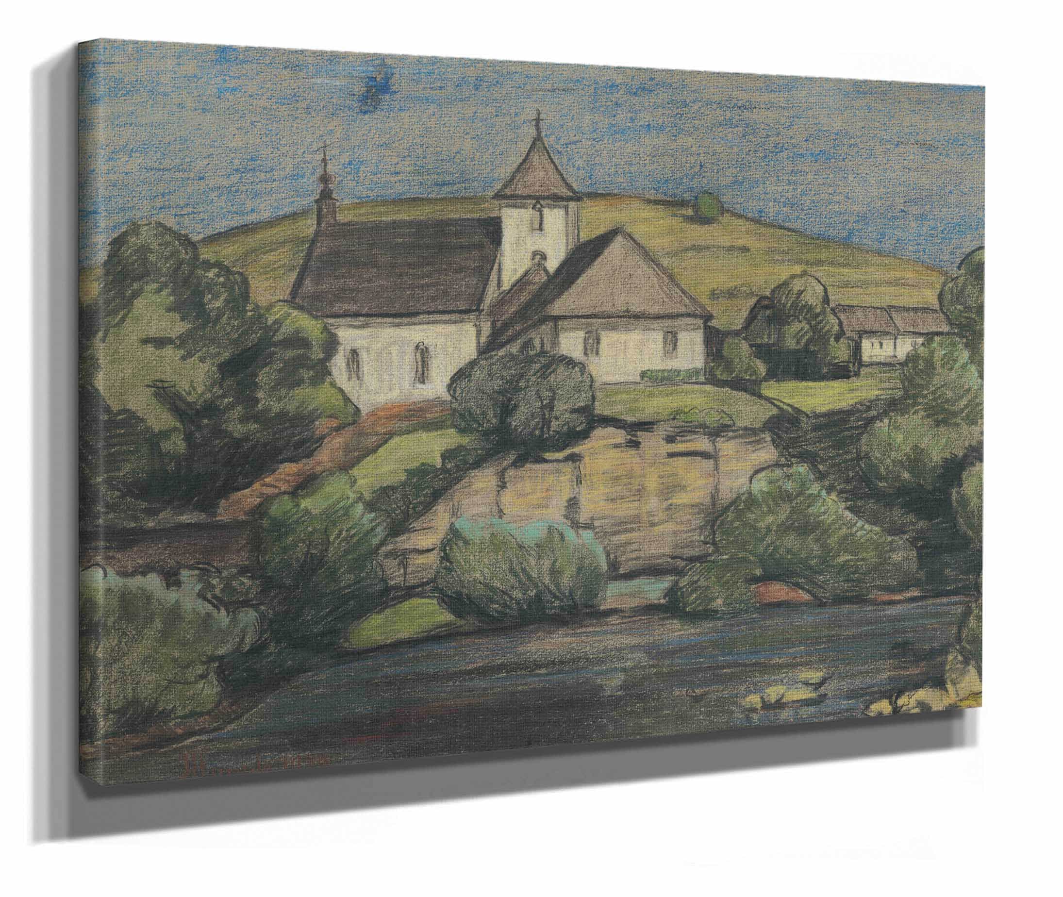 View Of The Church by Jozef Hanula - Image 2