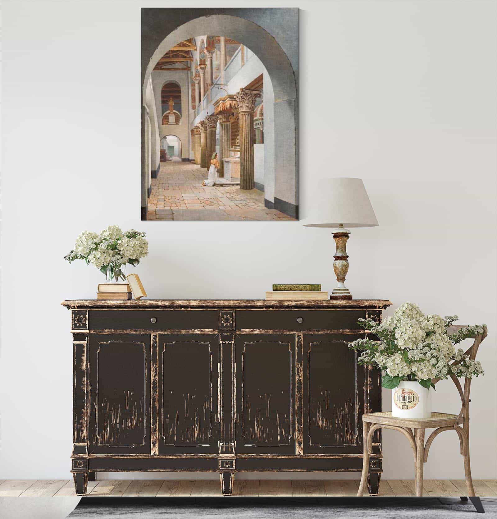 View Of The Church Of San Lorenzo Fuori Le Mura by Christoffer Wilhelm Eckersberg - Image 4
