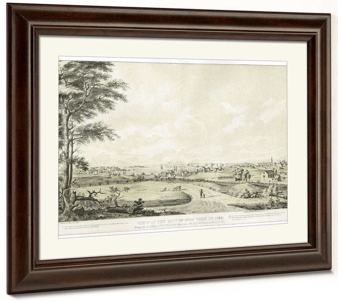 View Of The City Of New York In 1792 2 By George Hayward - Image 5