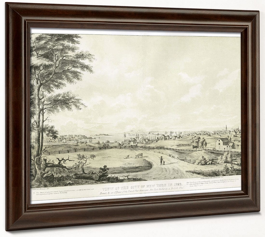 View Of The City Of New York In 1792 2 By George Hayward - Image 6