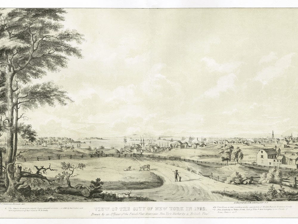 View Of The City Of New York In 1792 2 By George Hayward - Image 7