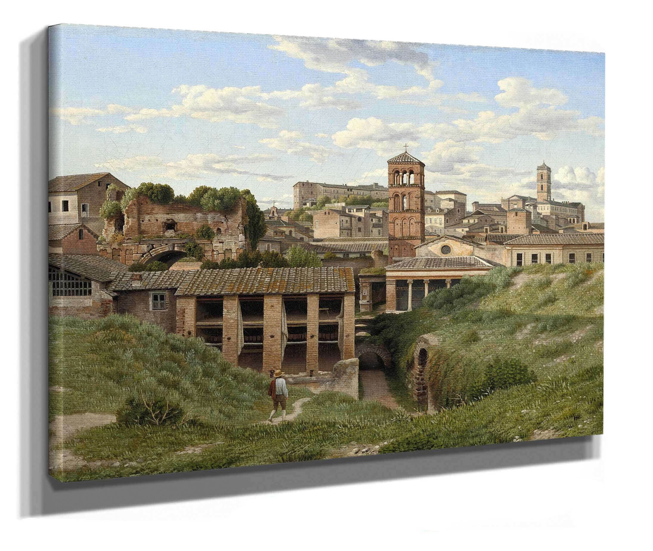 View Of The Cloaca Maximarome by Christoffer Wilhelm Eckersberg - Image 2