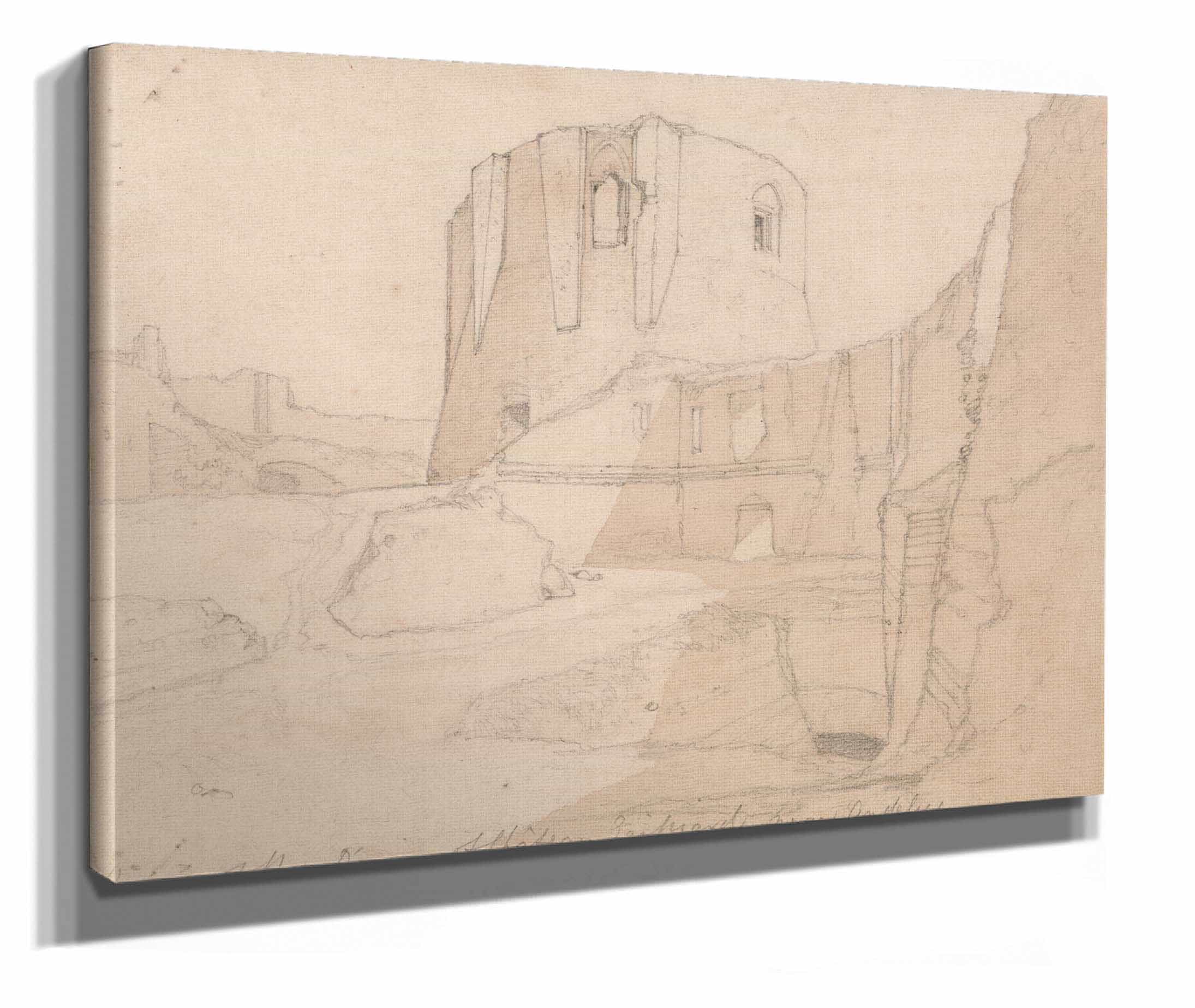 View Of The Donjon Of Chateau Gaillard Near Andelys Normandy by John Sell Cotman - Image 2