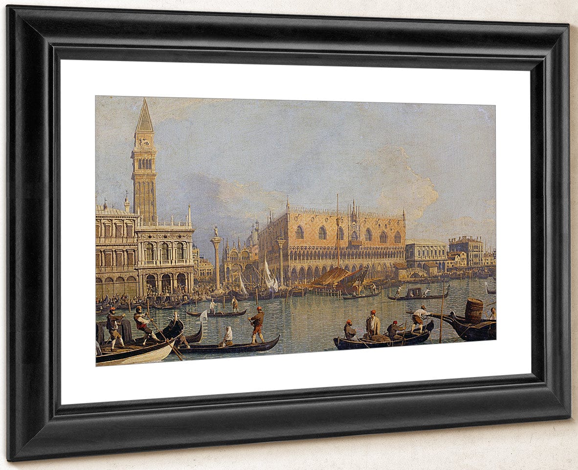 View Of The Ducal Palace In Venice By Canaletto - Image 4