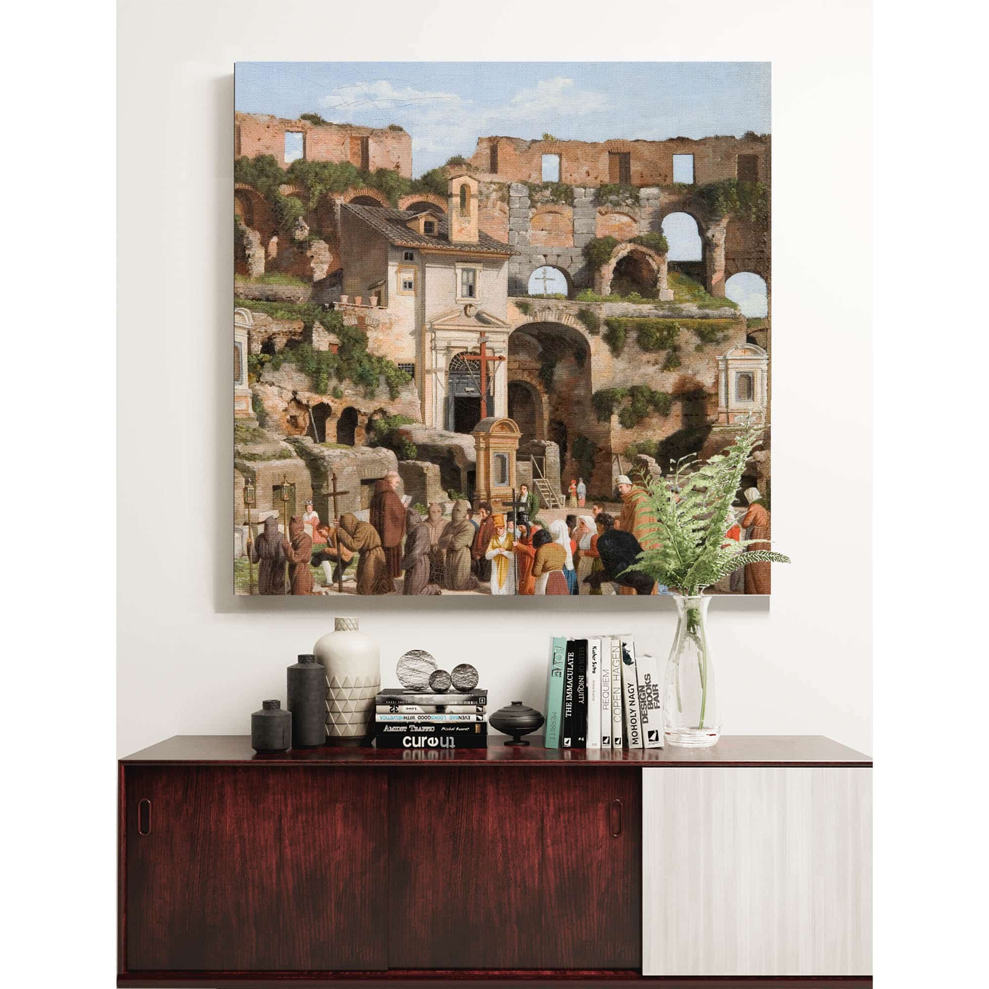 View Of The Interior Of The Colosseum by Christoffer Wilhelm Eckersberg - Image 5