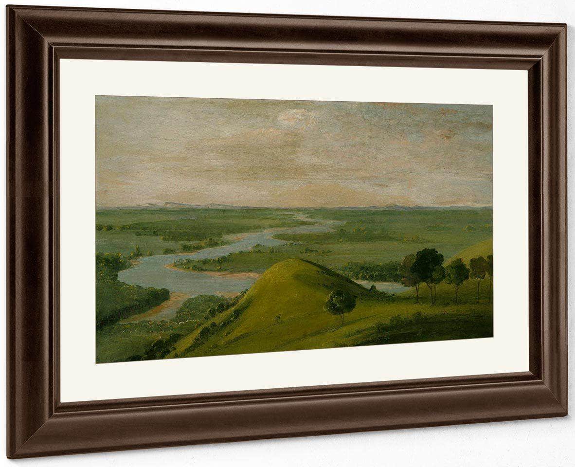View Of The Junction Of The Red River And The False Washita, In Texas By George Catlin - Image 3