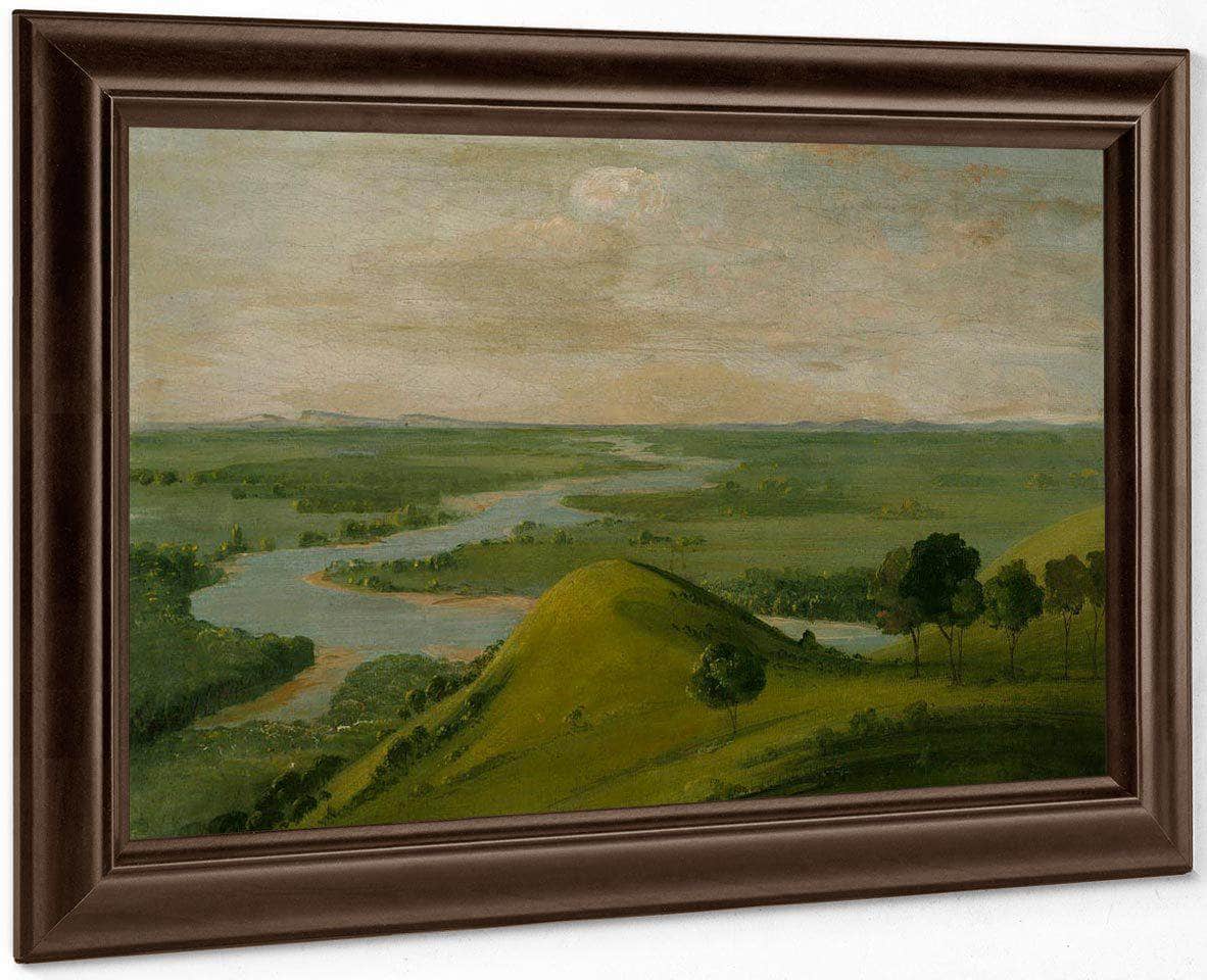 View Of The Junction Of The Red River And The False Washita, In Texas By George Catlin - Image 4