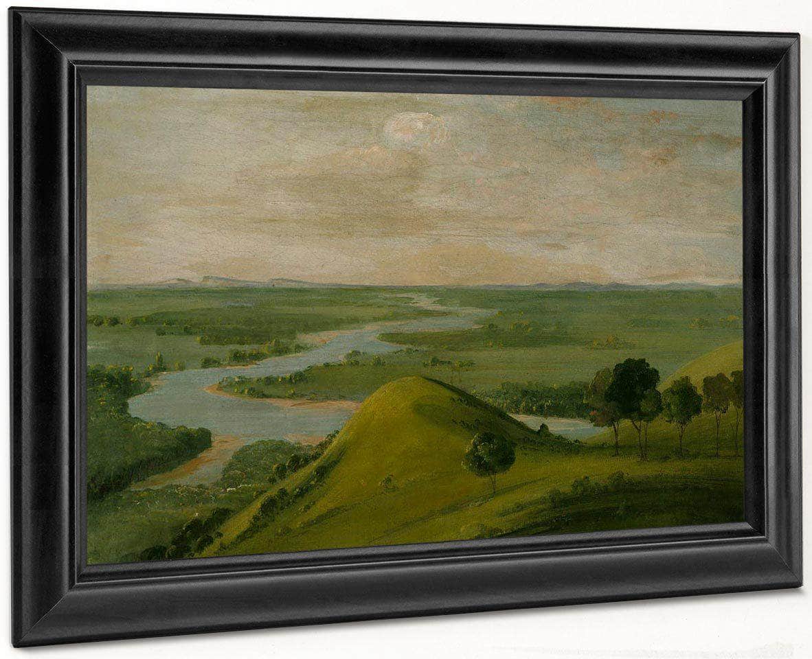 View Of The Junction Of The Red River And The False Washita, In Texas By George Catlin - Image 6