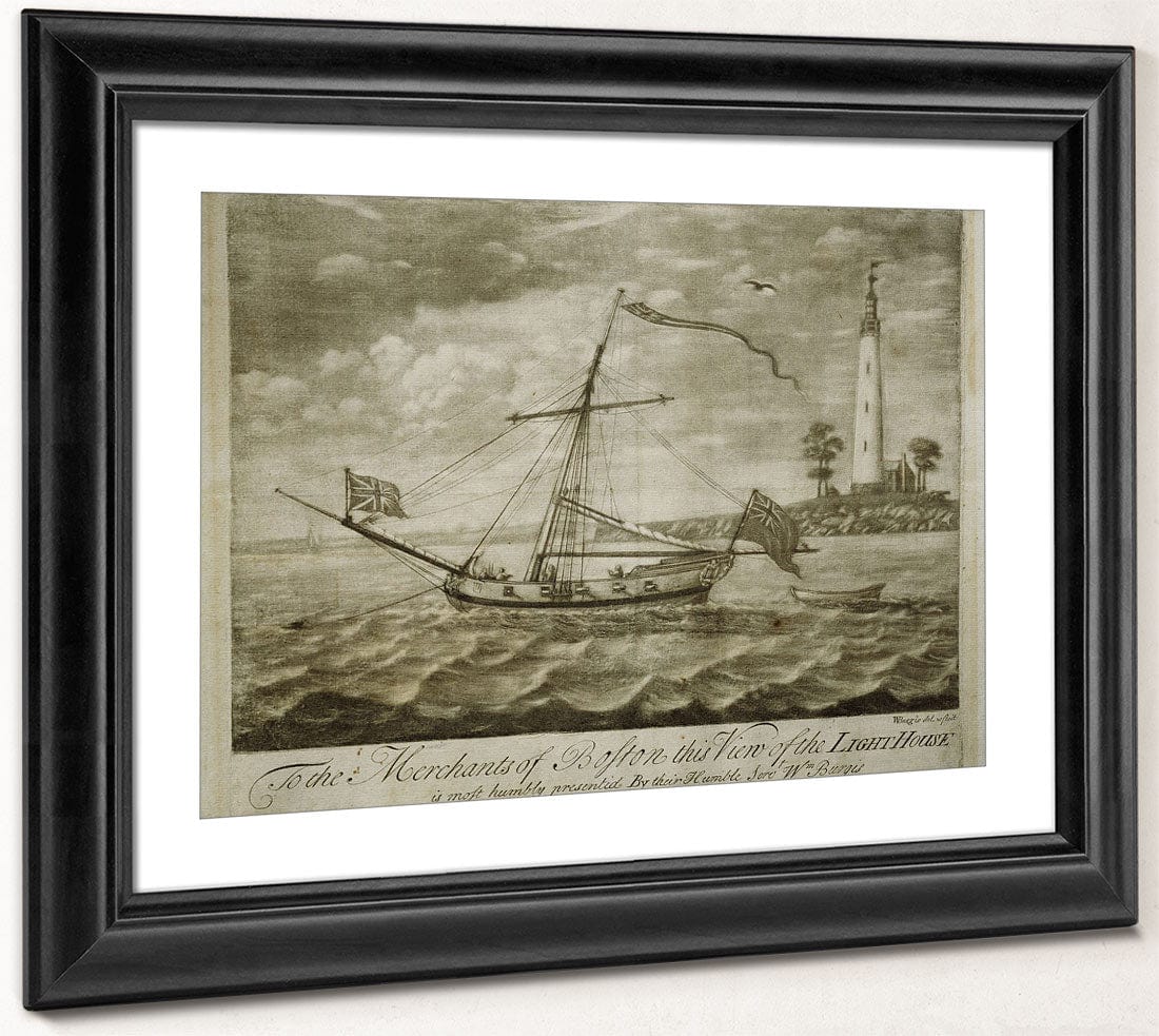View Of The Lighthouse By William Burgis - Image 4