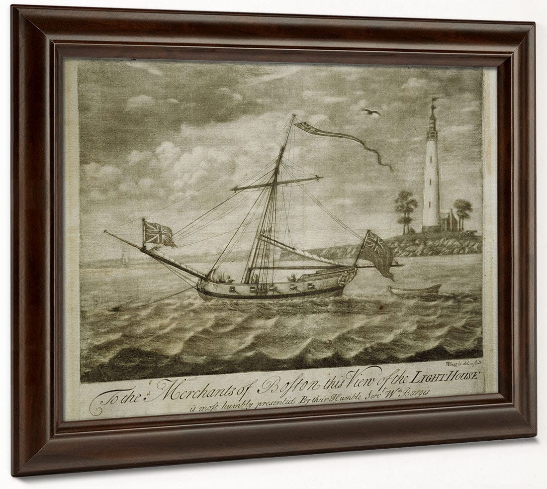 View Of The Lighthouse By William Burgis - Image 6