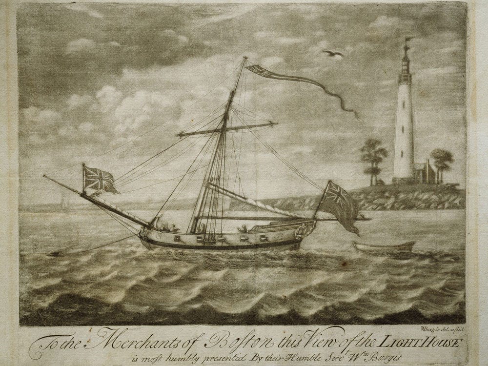 View Of The Lighthouse By William Burgis - Image 7