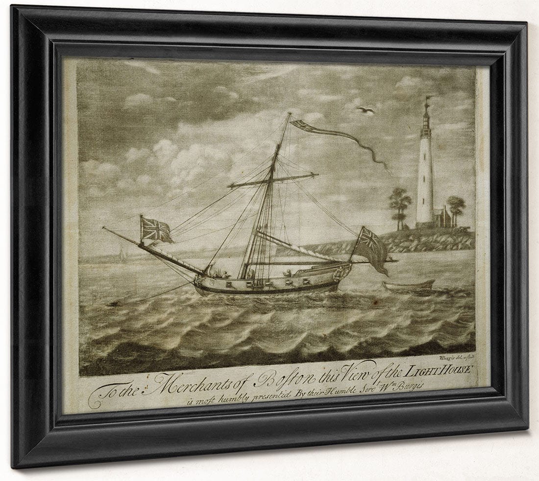 View Of The Lighthouse By William Burgis - Image 8