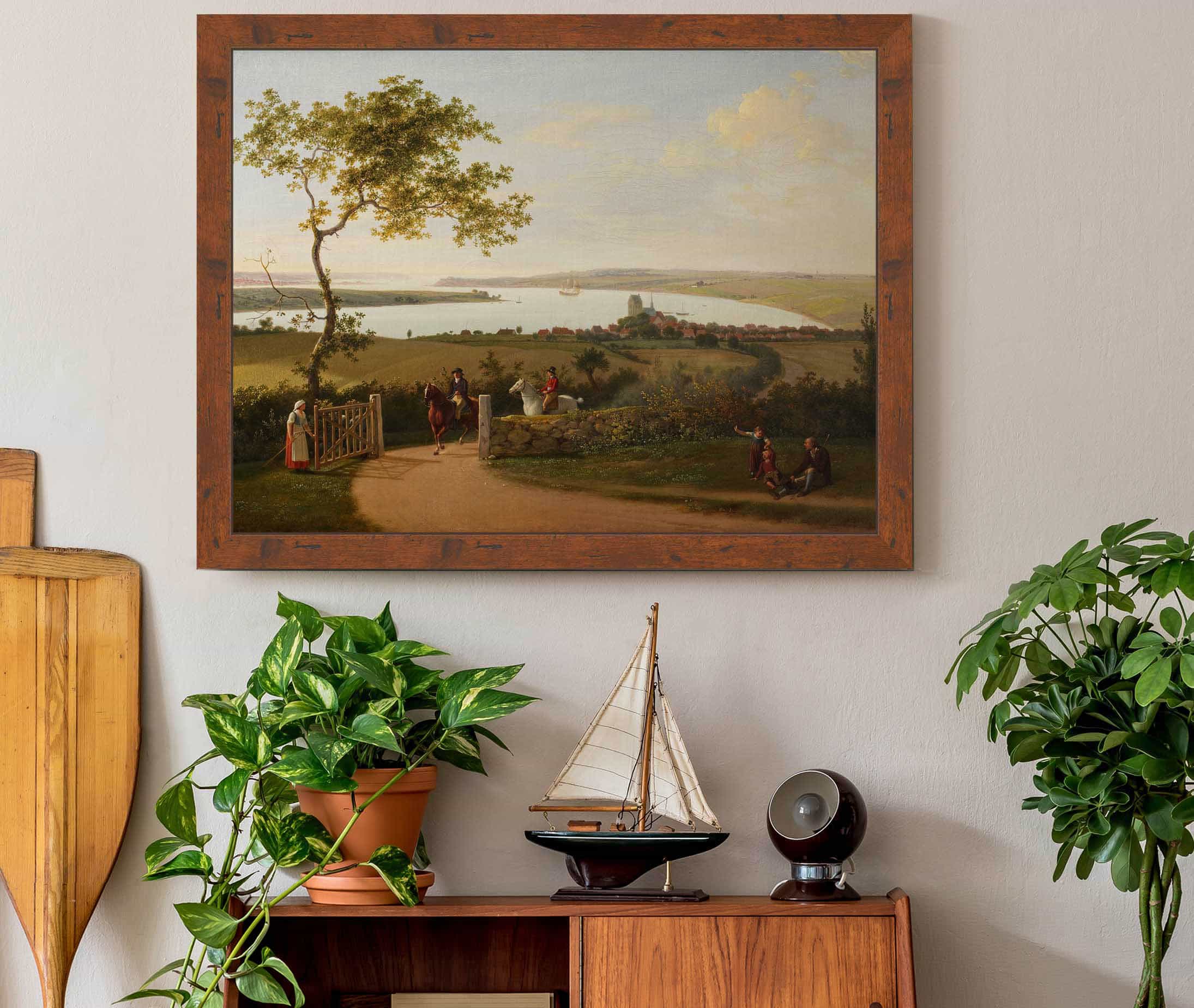 View Of The Little Belt From A Hill Near Middelfart Funen by Jens Juel - Image 3