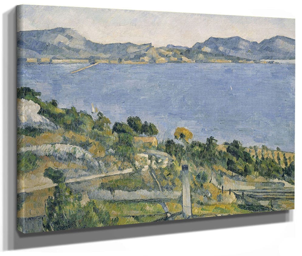 View Of The Marseille Gulf From L'estaque, Ca. 1878 79 By Paul Cezanne