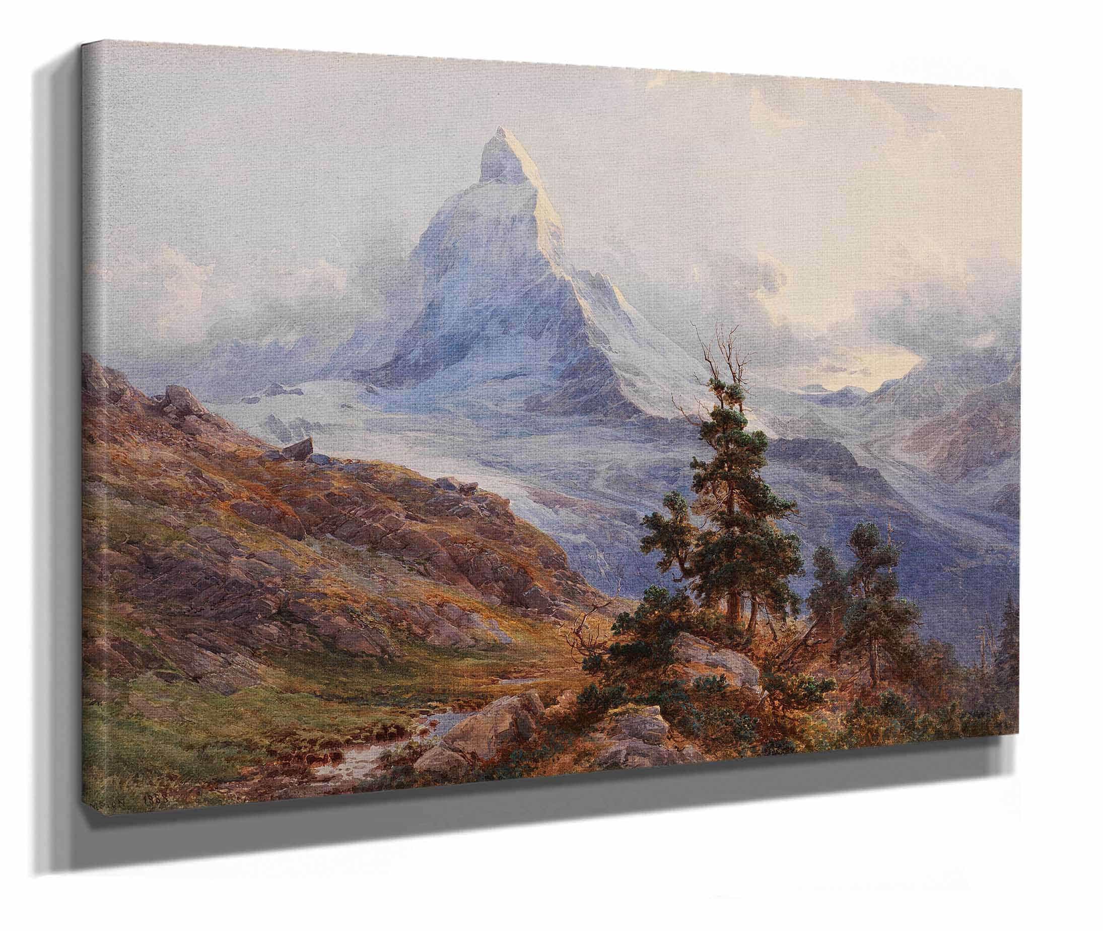 View Of The Matterhorn by Edward Theodore Compton