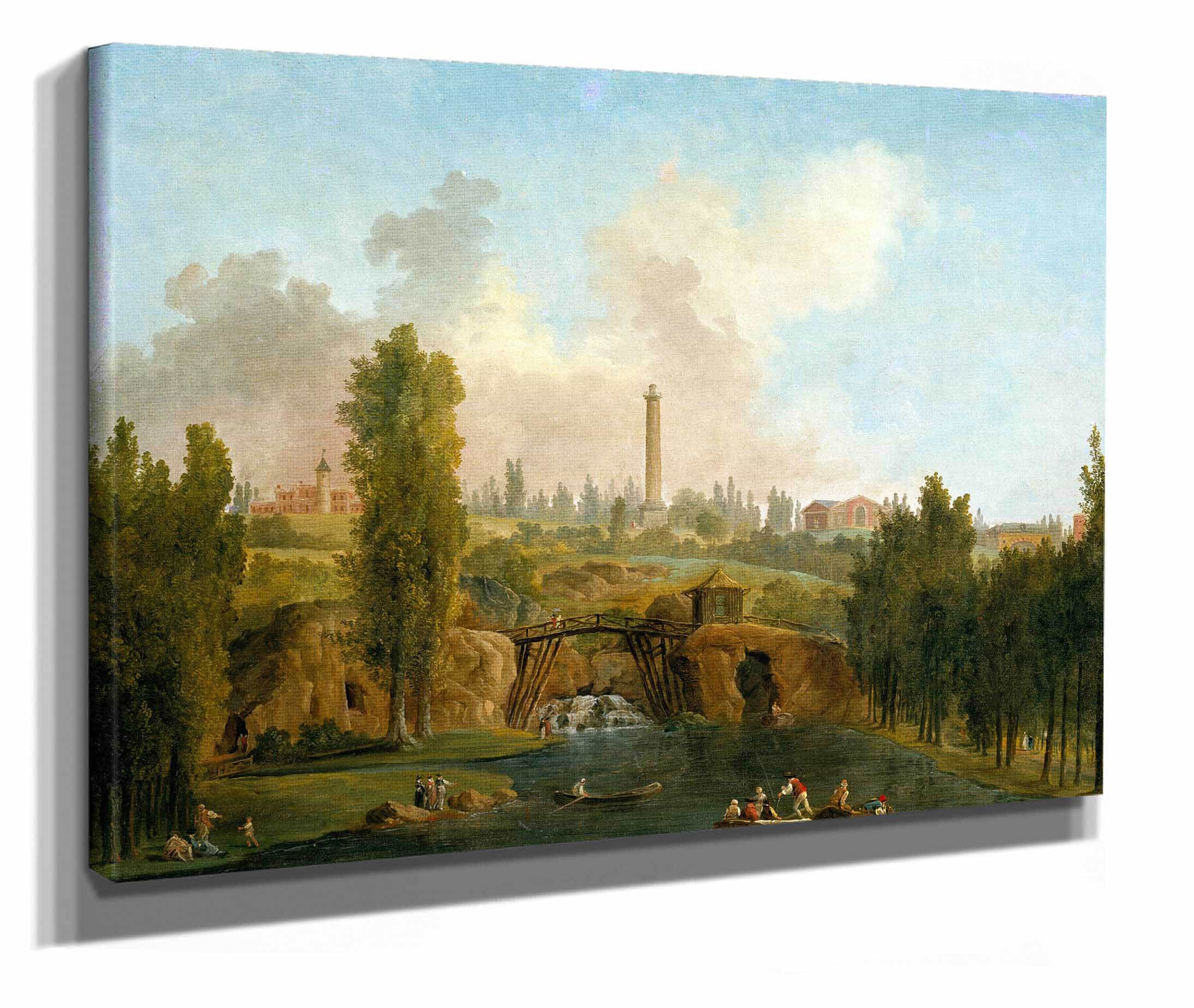 View Of The Park Of Mereville by Hubert Robert - Image 2