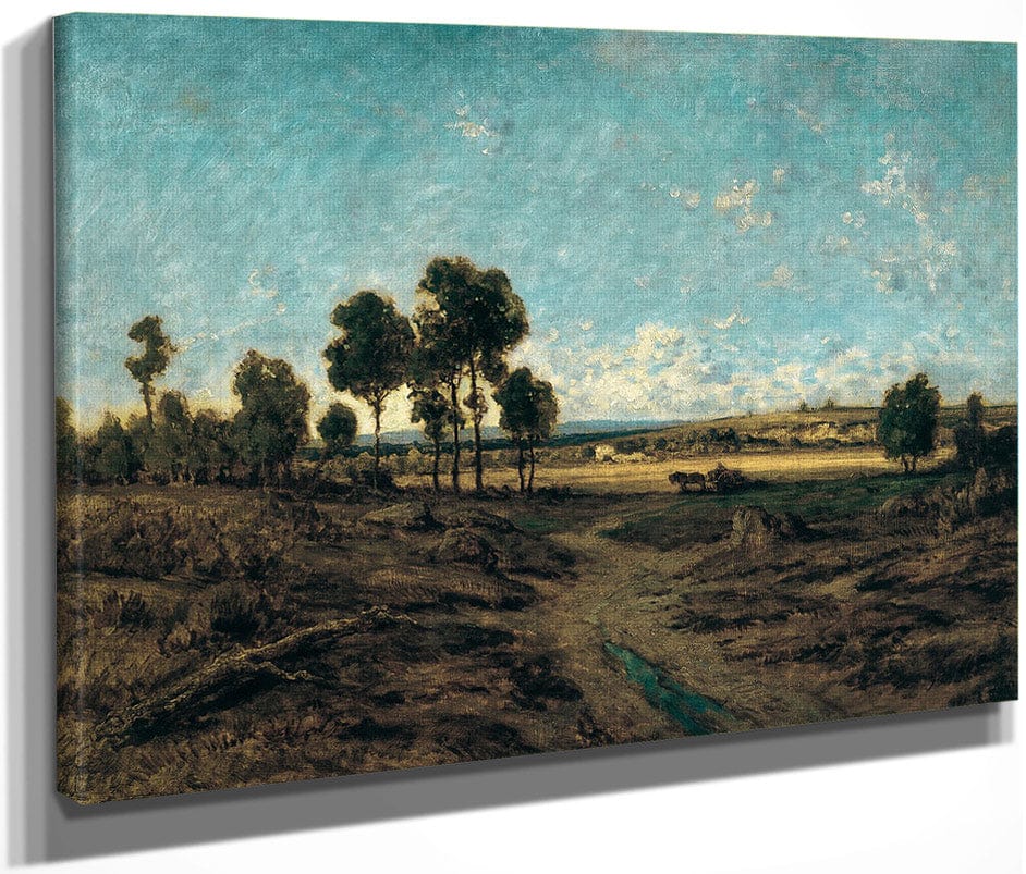 View Of The Plain Of Montmartre 1848 By Theodore Rousseau