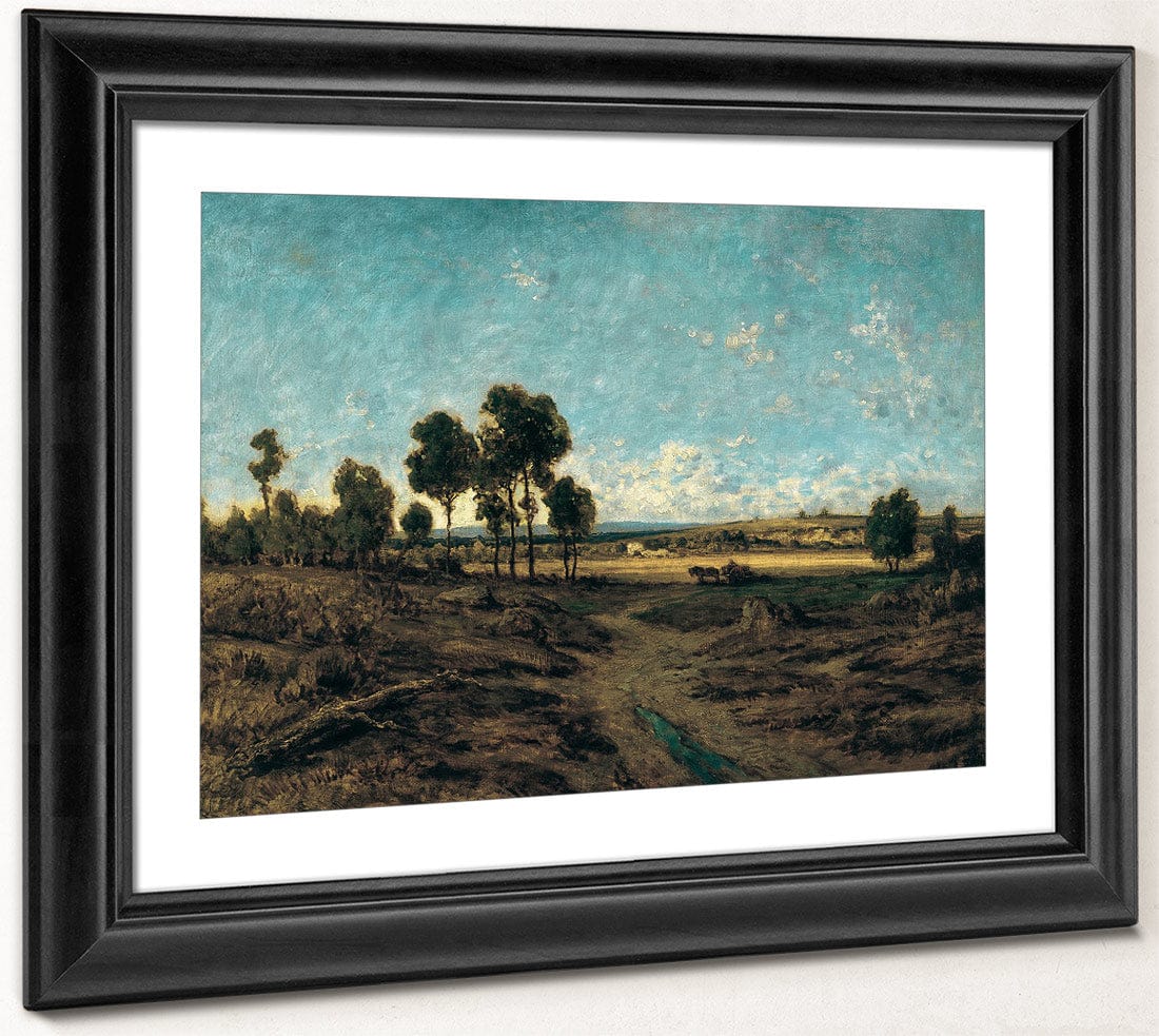 View Of The Plain Of Montmartre 1848 By Theodore Rousseau - Image 4