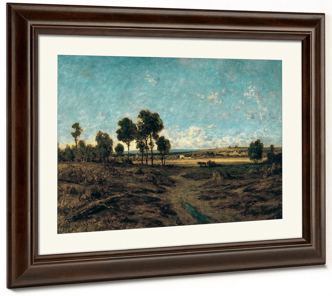 View Of The Plain Of Montmartre 1848 By Theodore Rousseau - Image 5