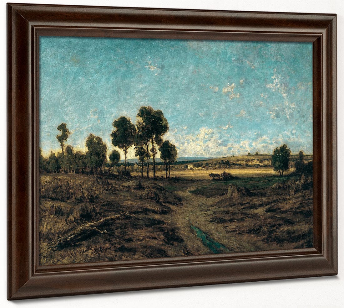 View Of The Plain Of Montmartre 1848 By Theodore Rousseau - Image 6