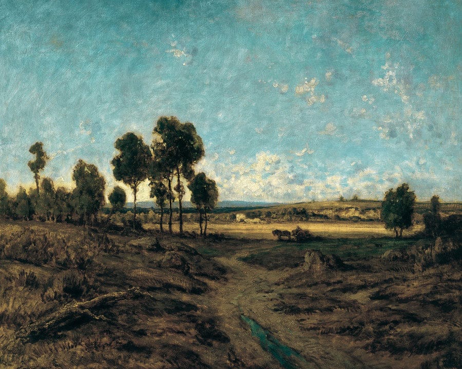 View Of The Plain Of Montmartre 1848 By Theodore Rousseau - Image 7