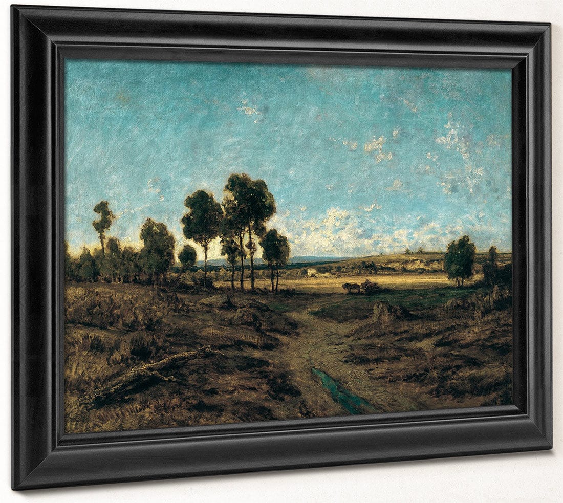 View Of The Plain Of Montmartre 1848 By Theodore Rousseau - Image 8