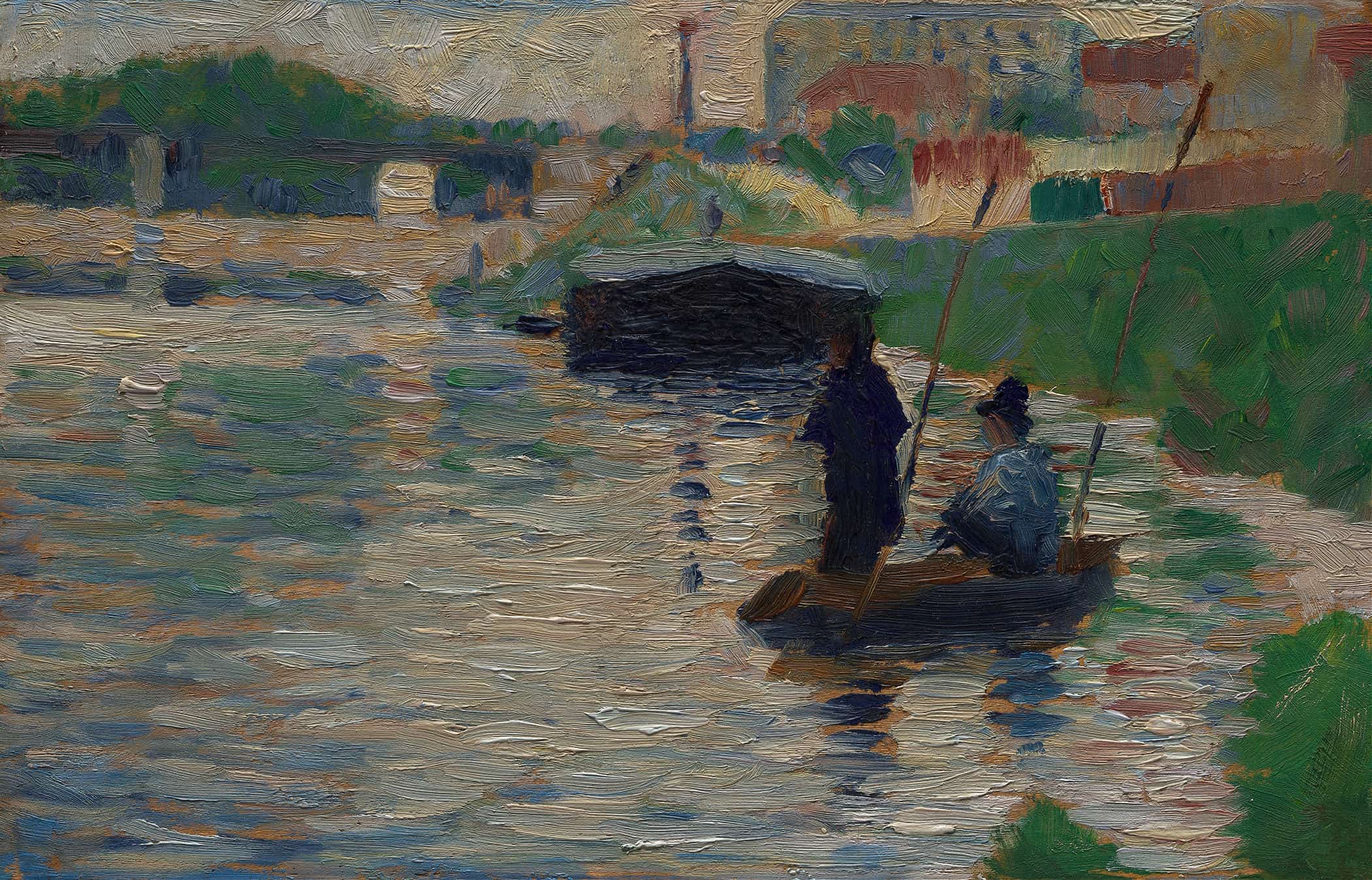 View Of The Seine by Georges Seurat - Image 2