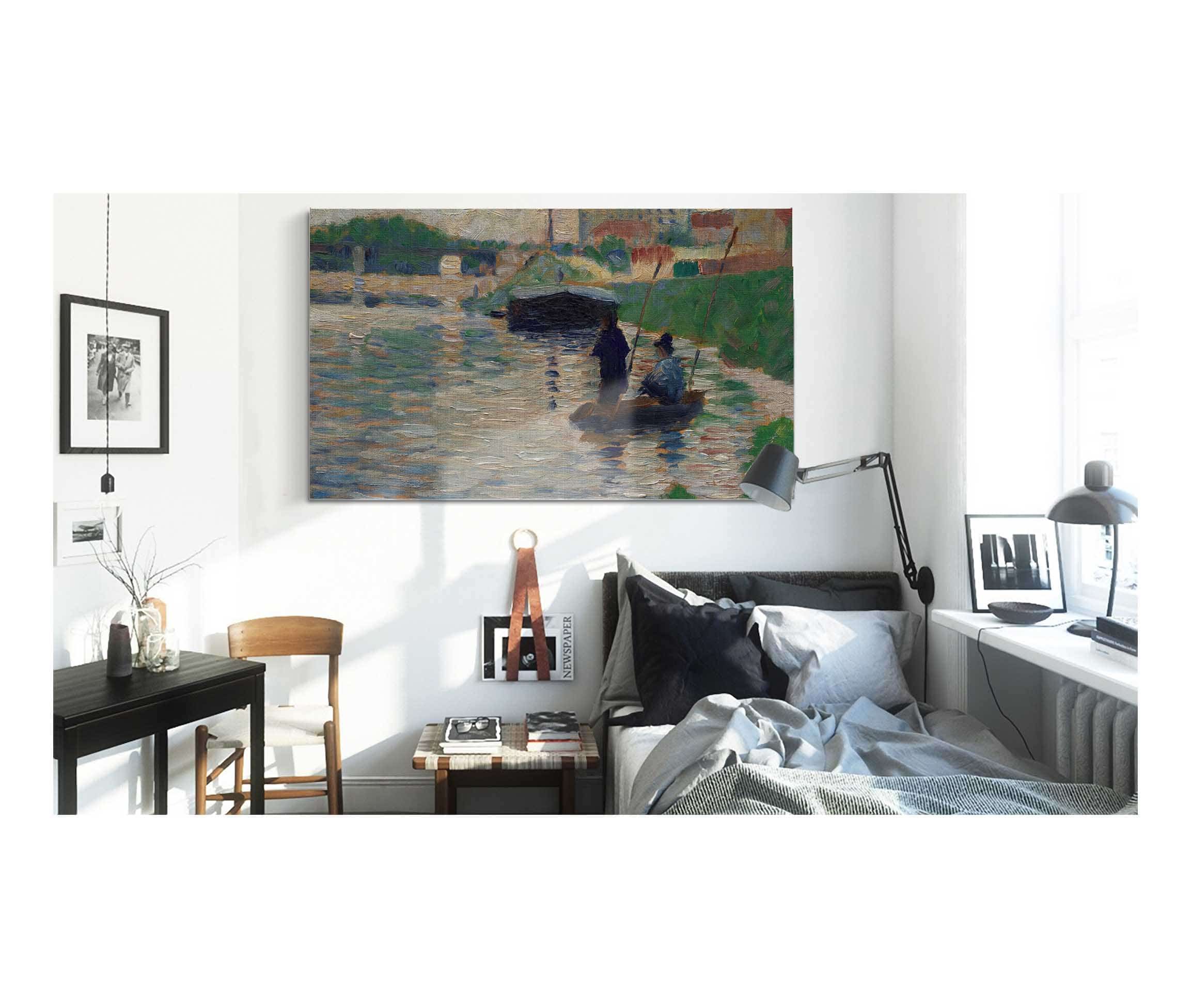 View Of The Seine by Georges Seurat - Image 3