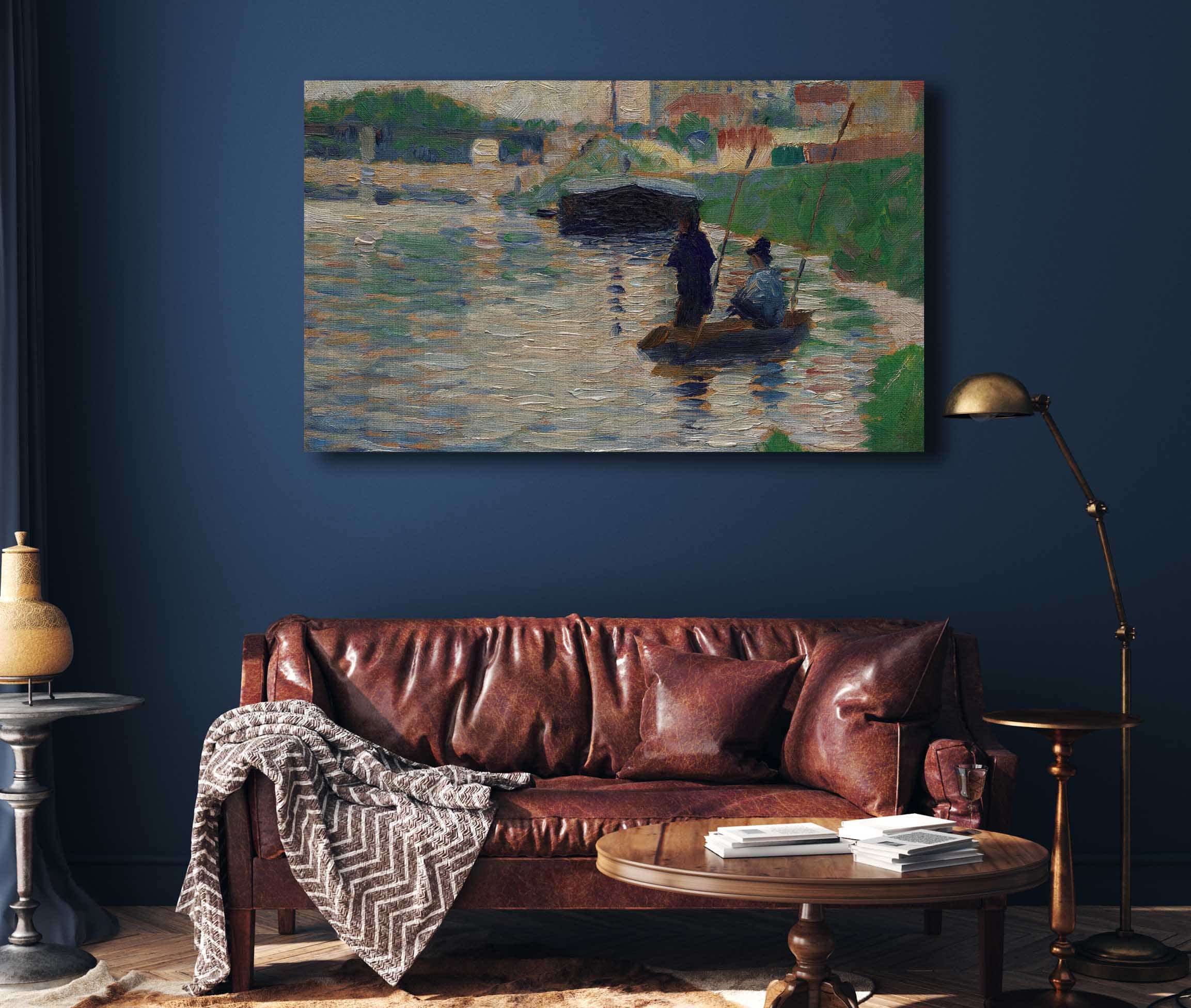 View Of The Seine by Georges Seurat - Image 4