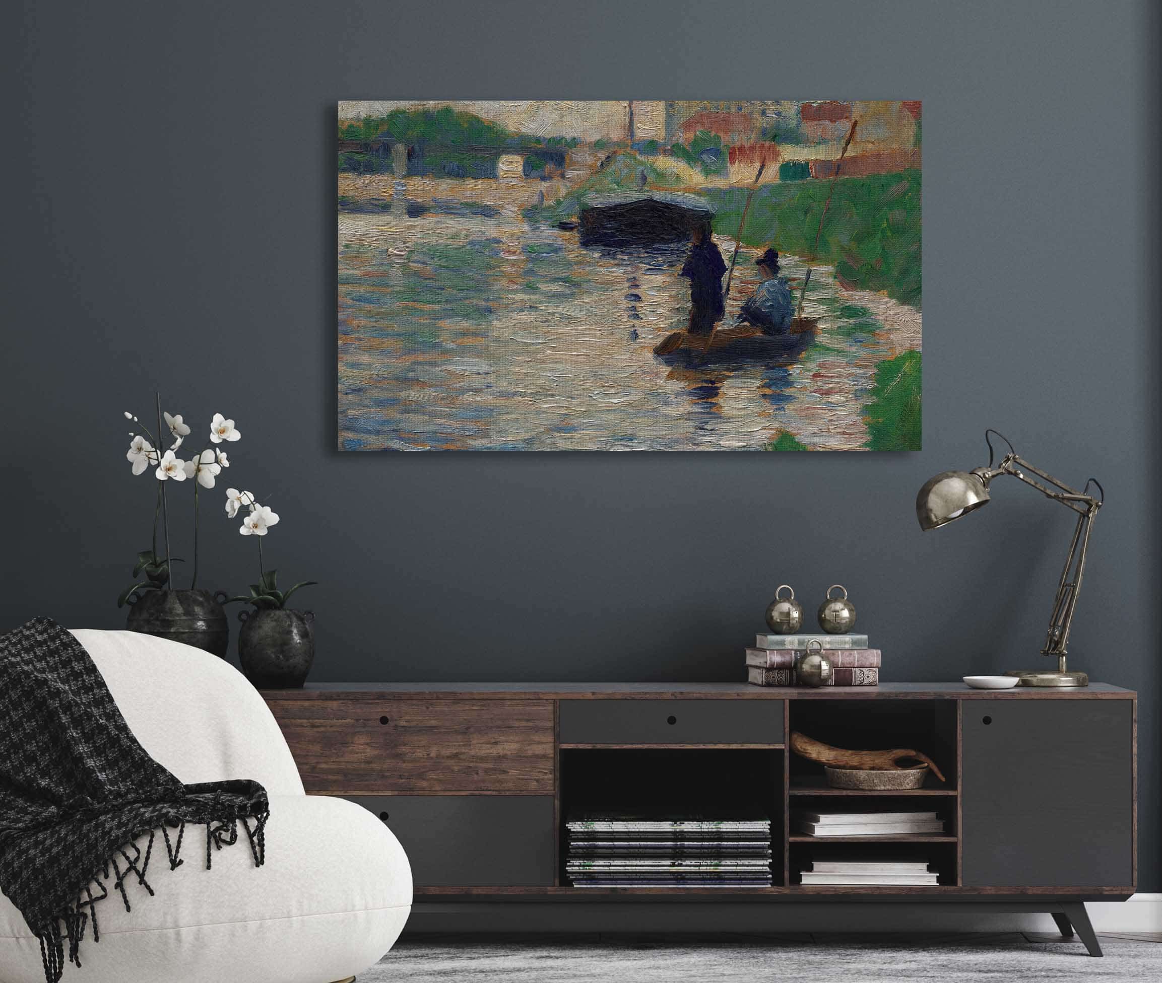 View Of The Seine by Georges Seurat - Image 5