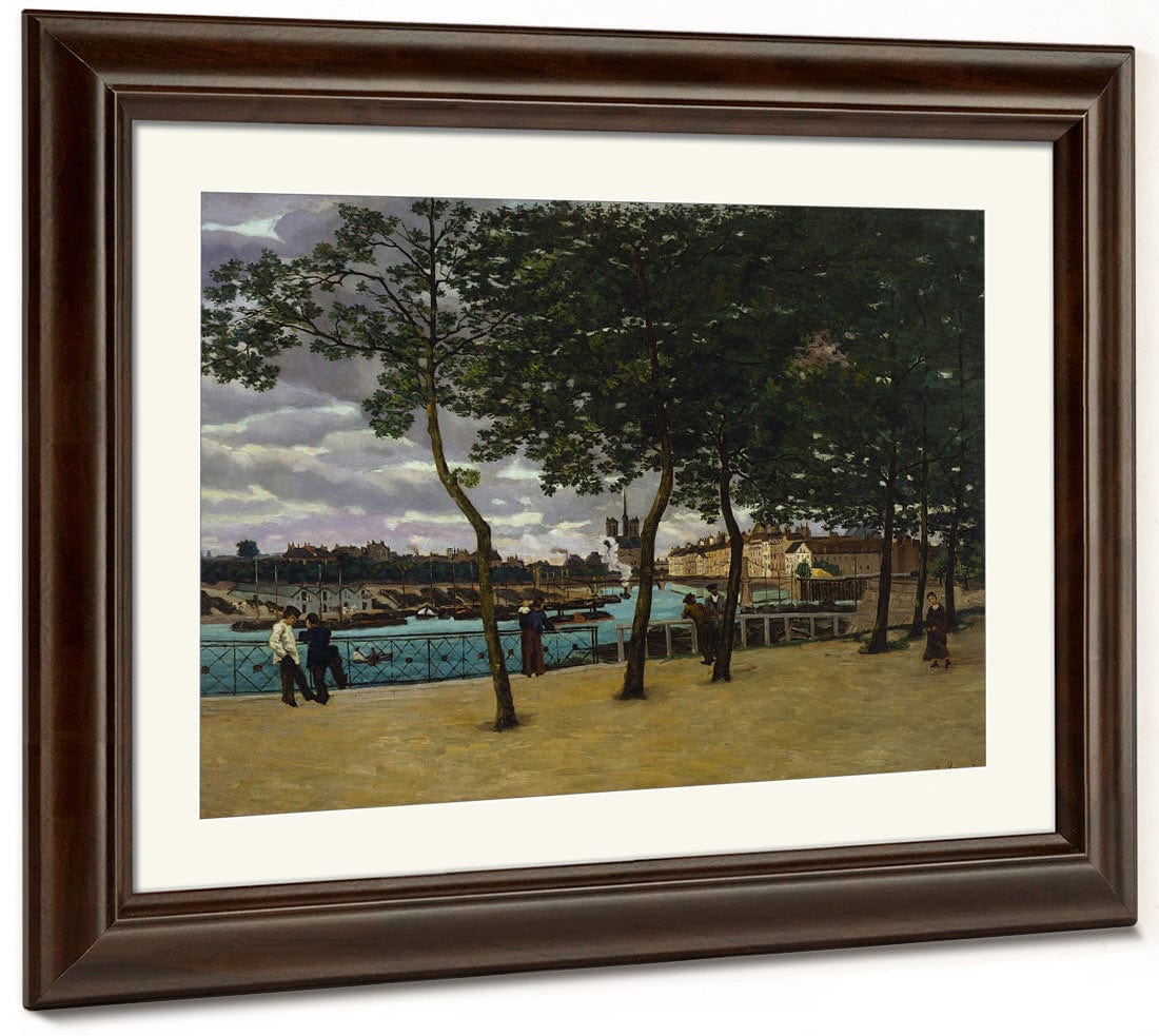 View Of The Seine, Paris By Armand Guillaumin - Image 3