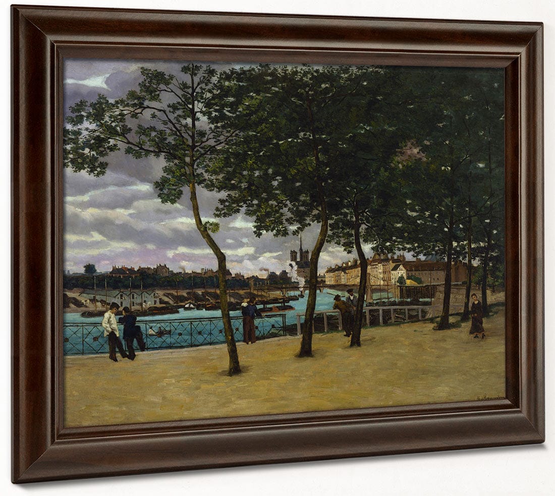 View Of The Seine, Paris By Armand Guillaumin - Image 4