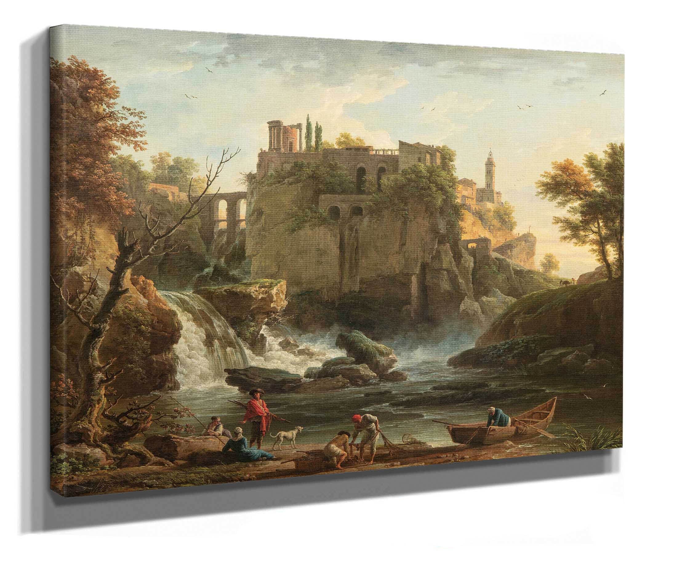 View Of Tivoli by Claude Joseph Vernet - Image 2
