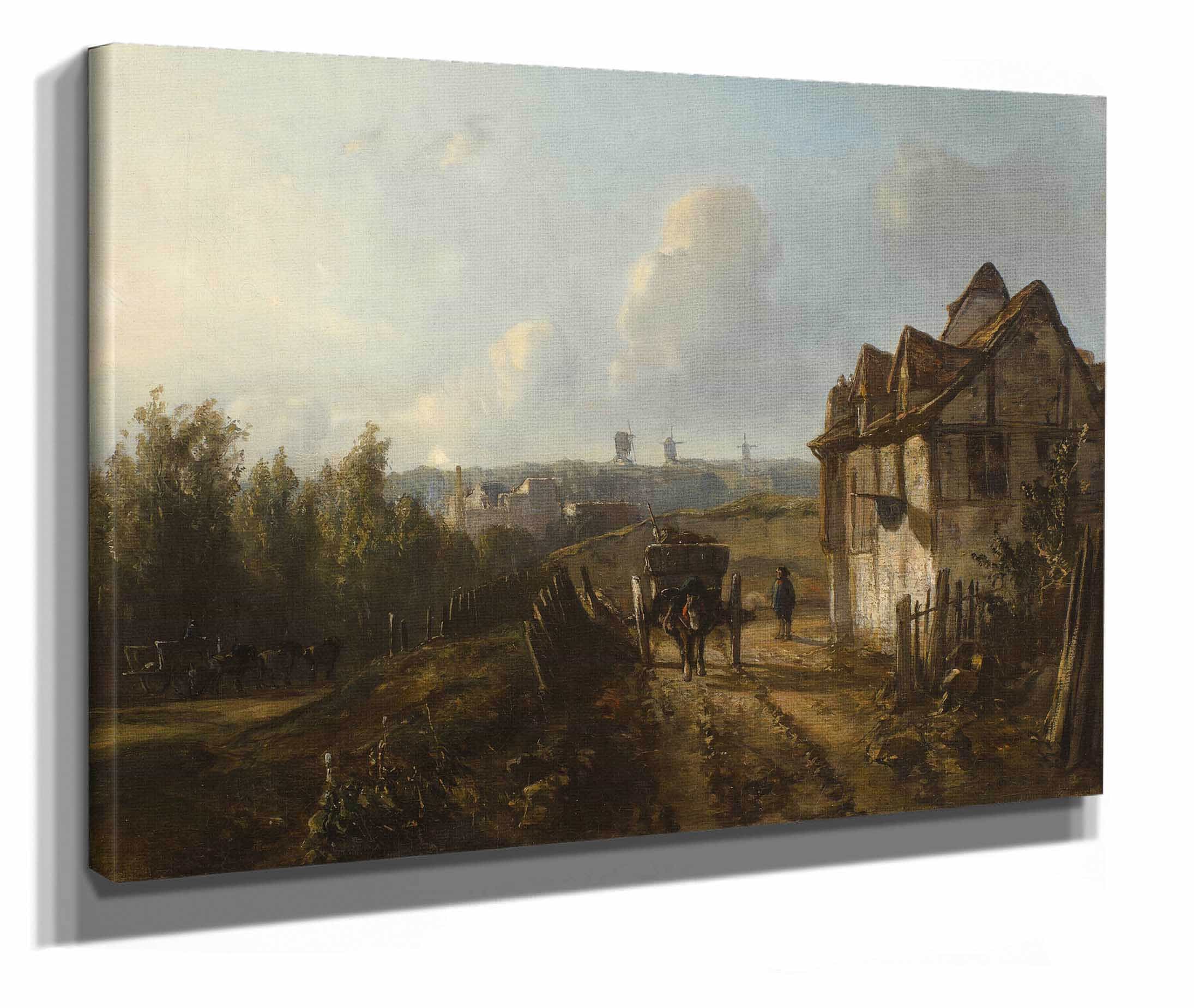 View On Monmartre by Johan Barthold Jongkind - Image 2
