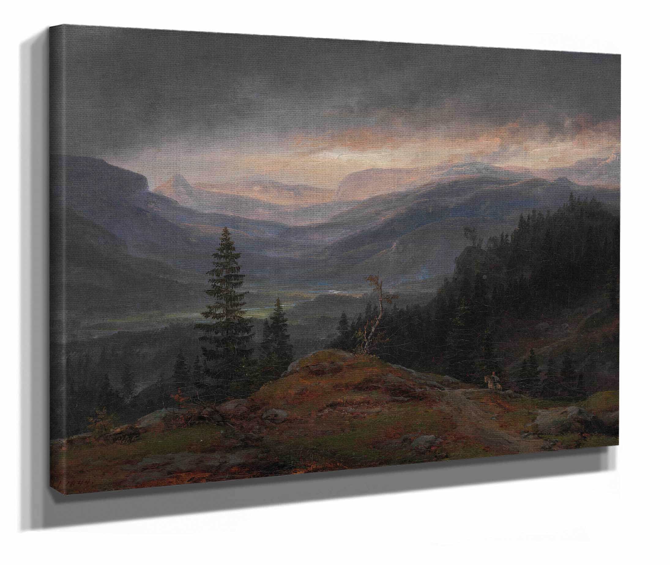 View Over Hallingdal by Johan Christian Dahl - Image 2