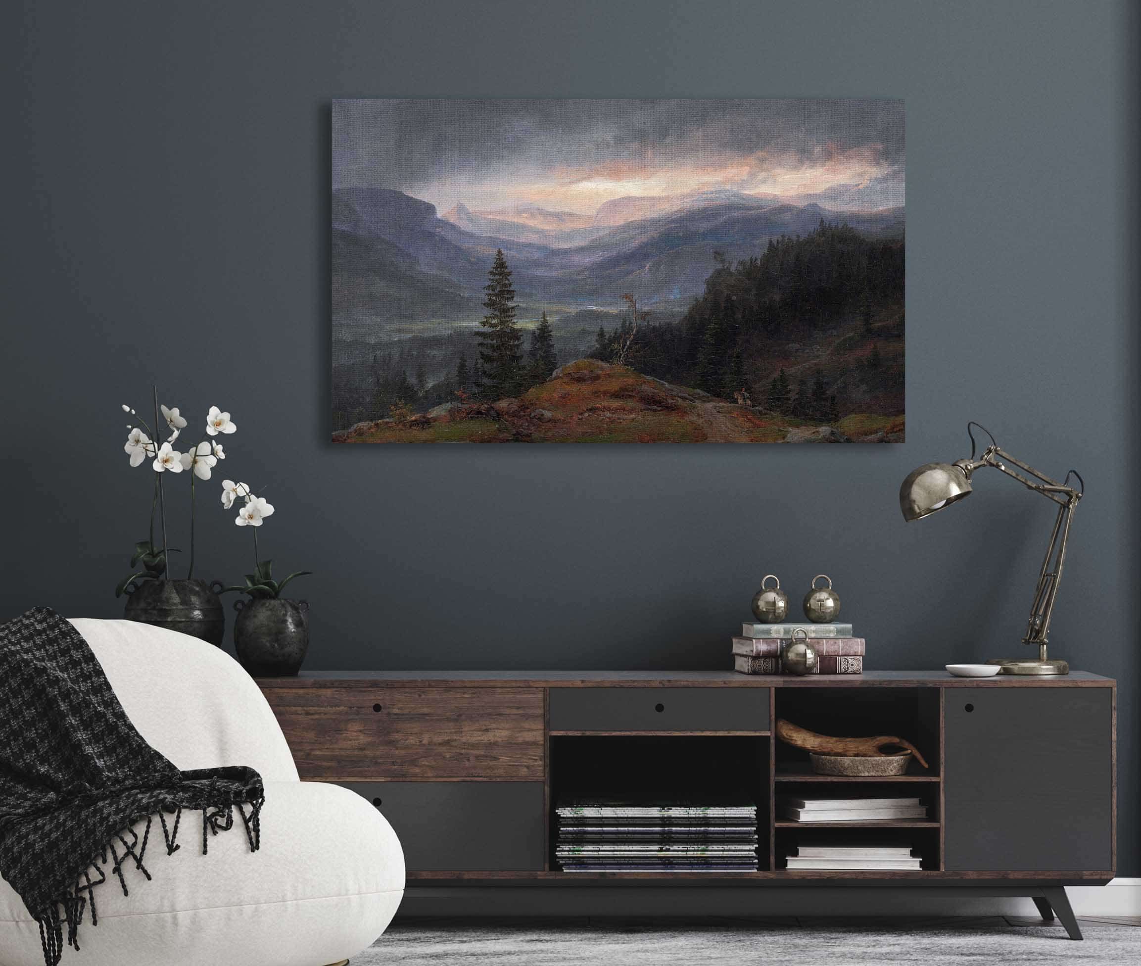 View Over Hallingdal by Johan Christian Dahl - Image 9