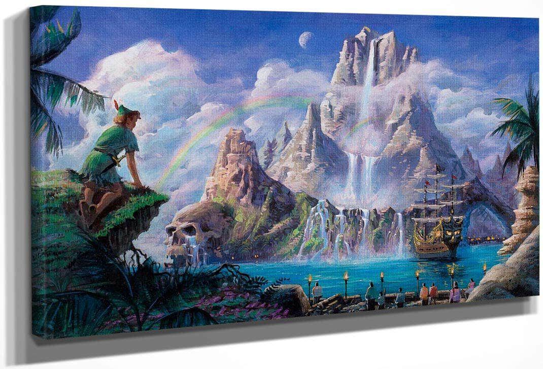 View To Neverland Mountain Neverland Theme Park 1999 By Charles Ryan