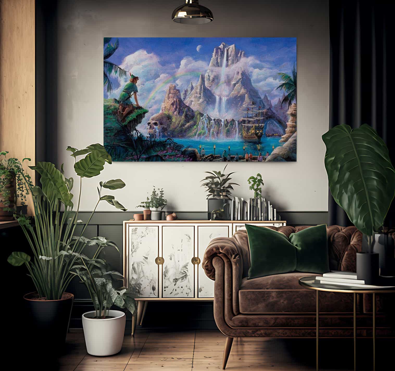 View To Neverland Mountain Neverland Theme Park 1999 By Charles Ryan - Image 2