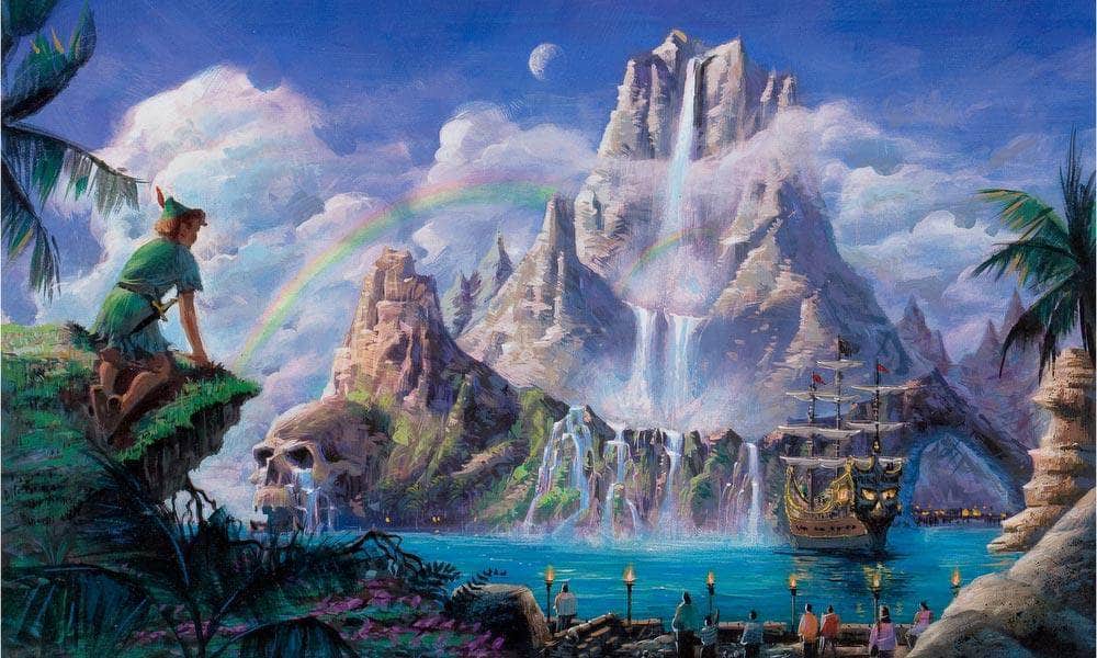 View To Neverland Mountain Neverland Theme Park 1999 By Charles Ryan - Image 7