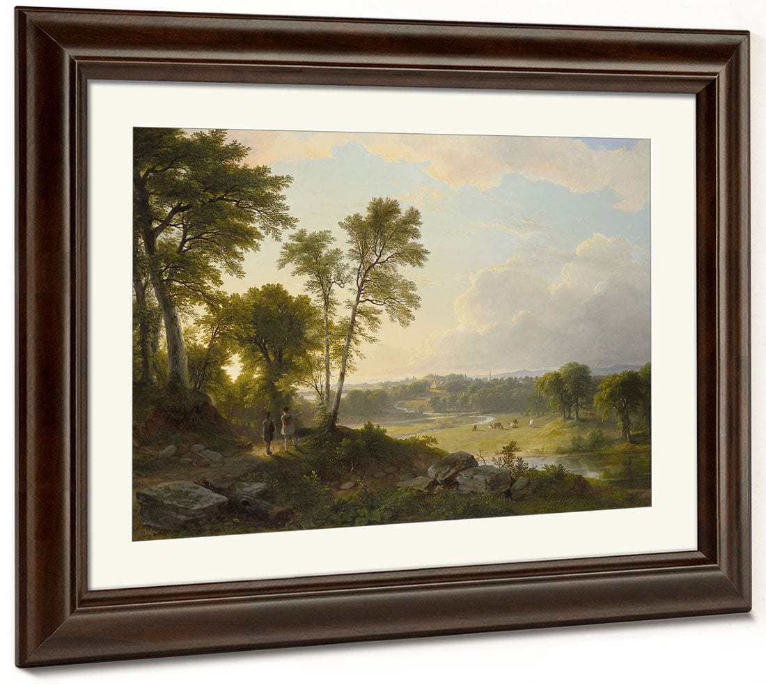 View Toward The Hudson Valley By Asher Brown Durand - Image 5