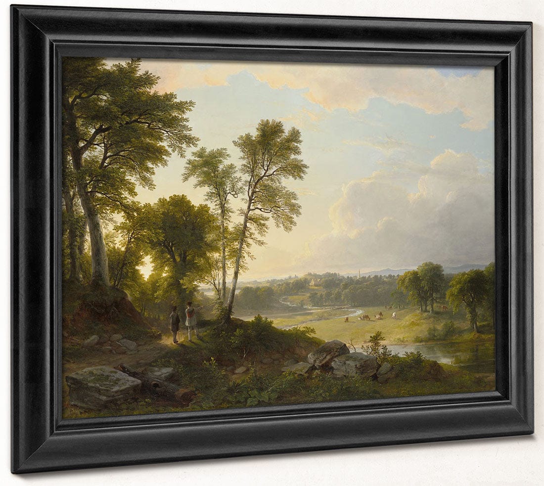 View Toward The Hudson Valley By Asher Brown Durand - Image 8