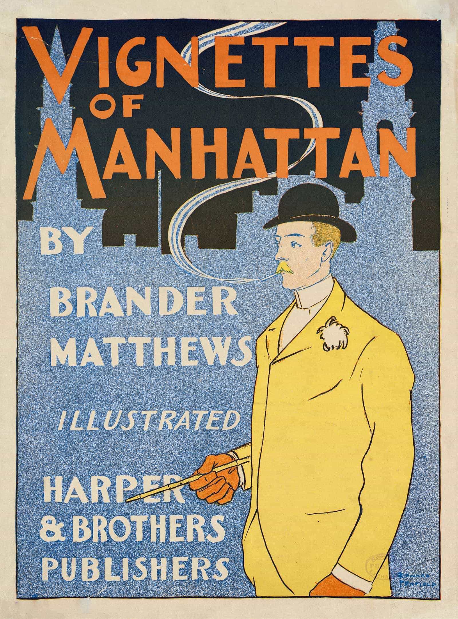 Vignettes Of Manhattan by Edward Penfield