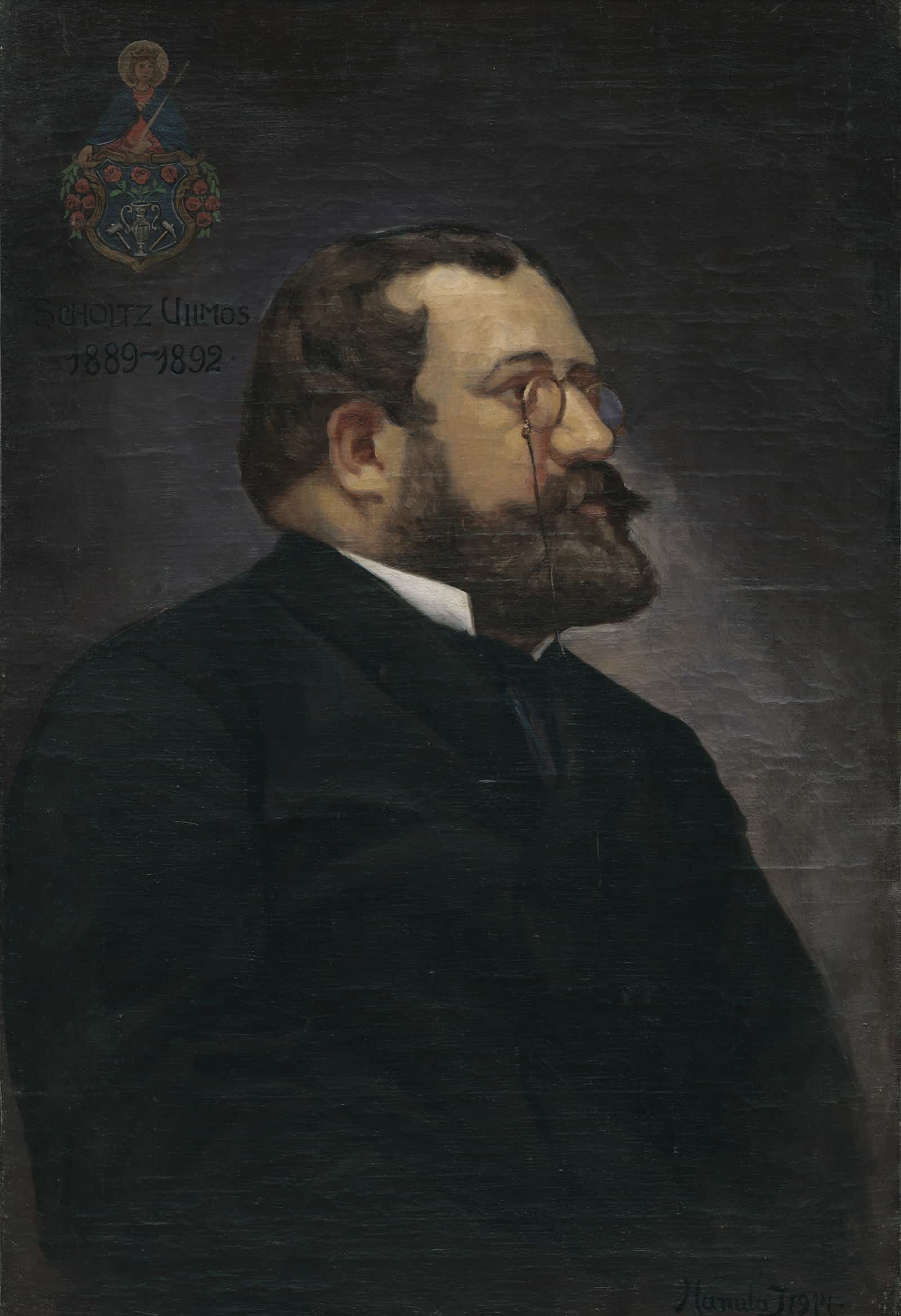 Viliam Scholtz by Jozef Hanula