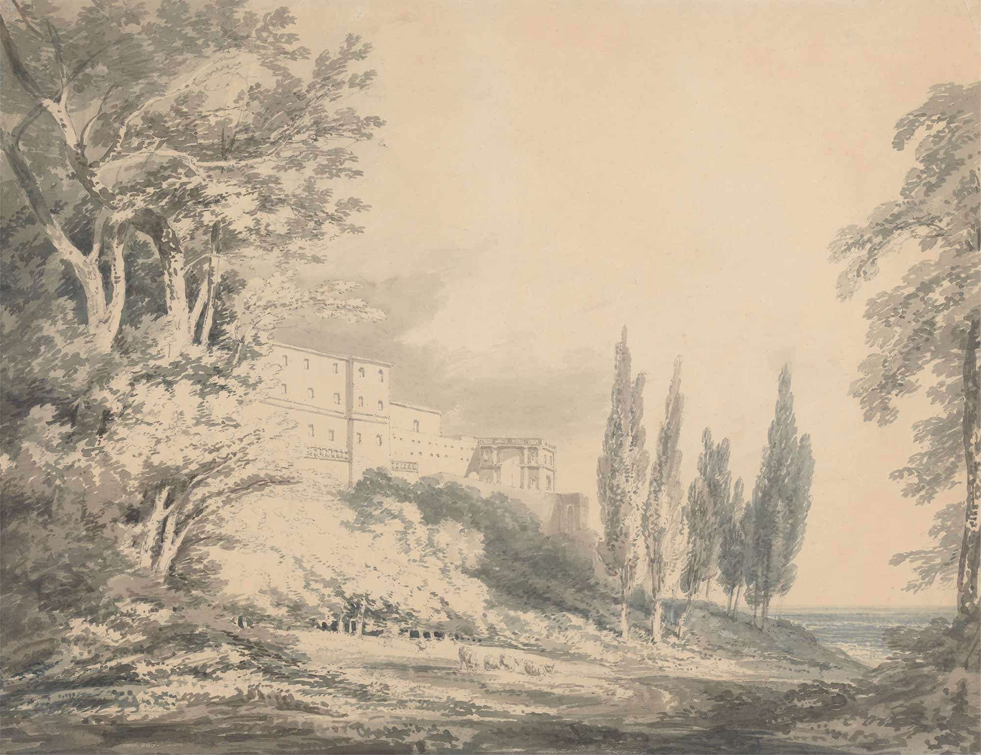 Villa Deste by Joseph Mallord William Turner