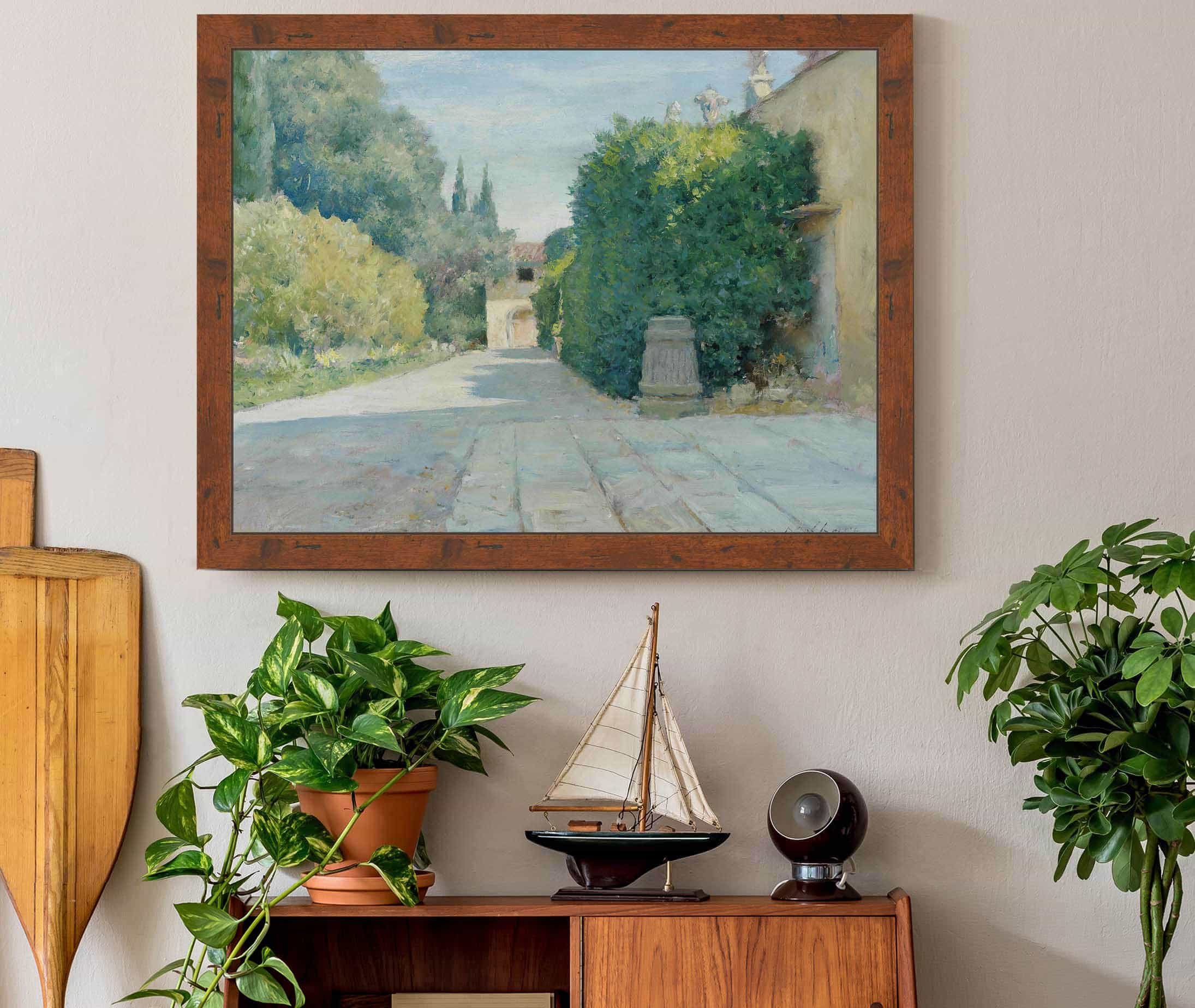 Villa In Florence by William Merritt Chase - Image 3
