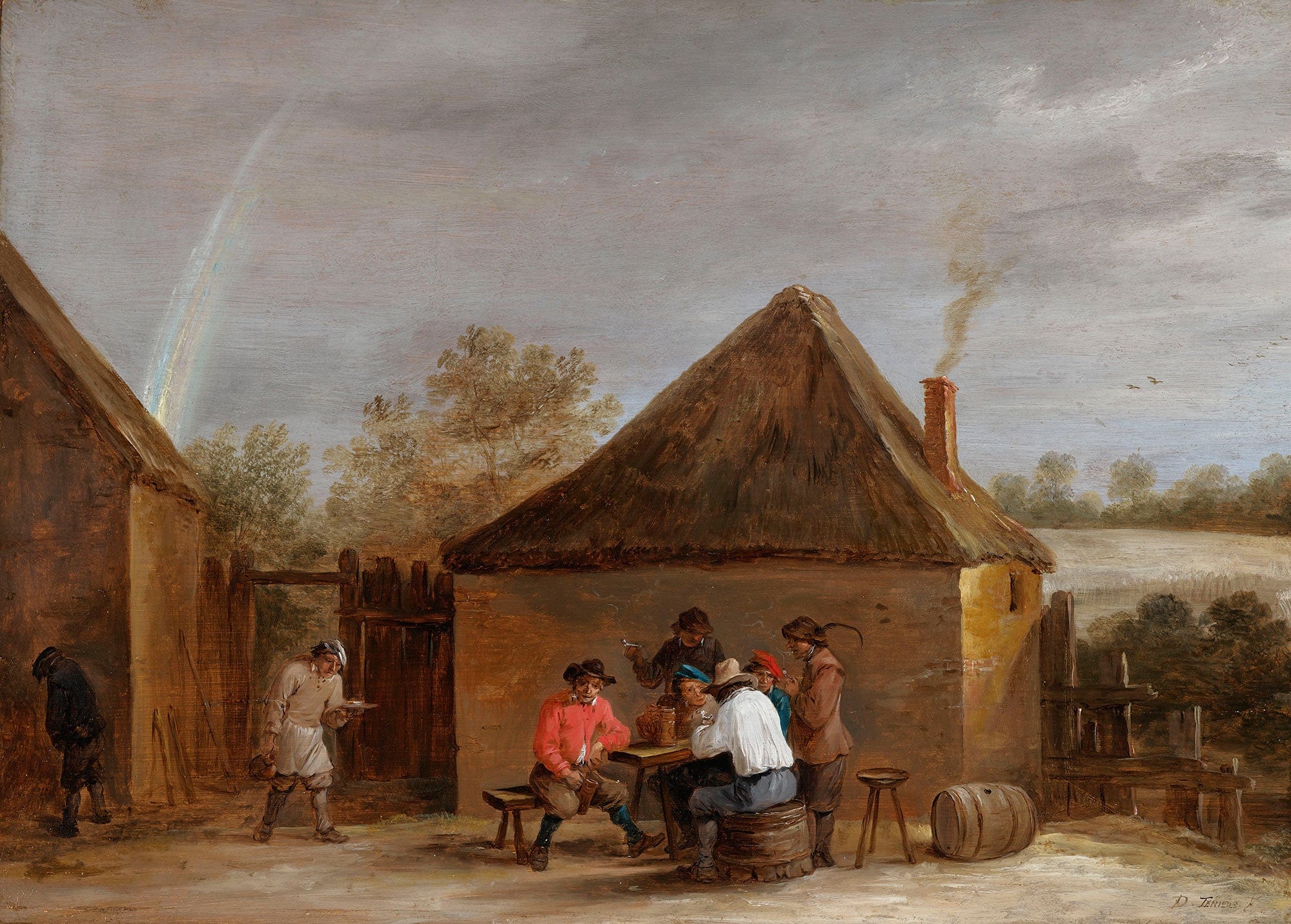 Village Scene by David Teniers The Younger - Image 2
