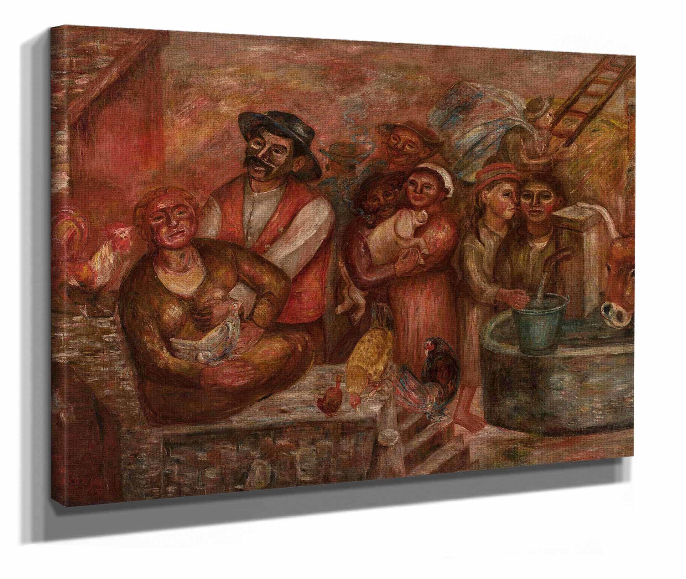Villagers by Tadeusz Makowski - Image 2